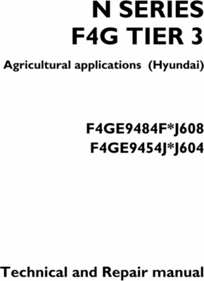 Product picture HYUNDAI F4GE ENGINE N SERIES F4G TIER 3  F4GE9484F*J608 F4GE9454J*J604 * BEST * SERVICE / REPAIR / TECHNICAL MANUAL DOWNLOAD !!