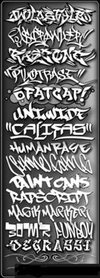 Product picture 272 Awesome Graffiti Fonts - Download Right Now !
