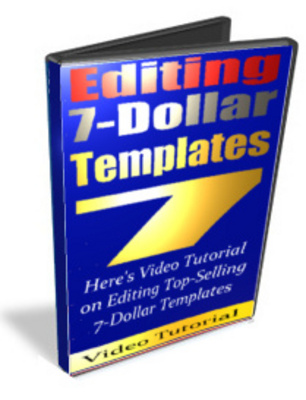 Product picture VIDEO TUTORIAL - EDITING 7 DOLLAR TEMPLATES with PLR+ MRR Rights!