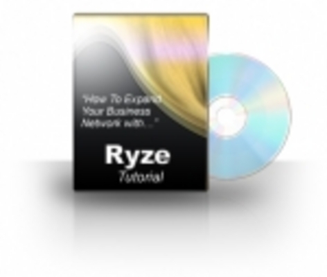 Product picture Social Networking Site Ryze - VIDEO TUTORIAL-With PLR*